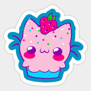 Cupcake Cat Sticker